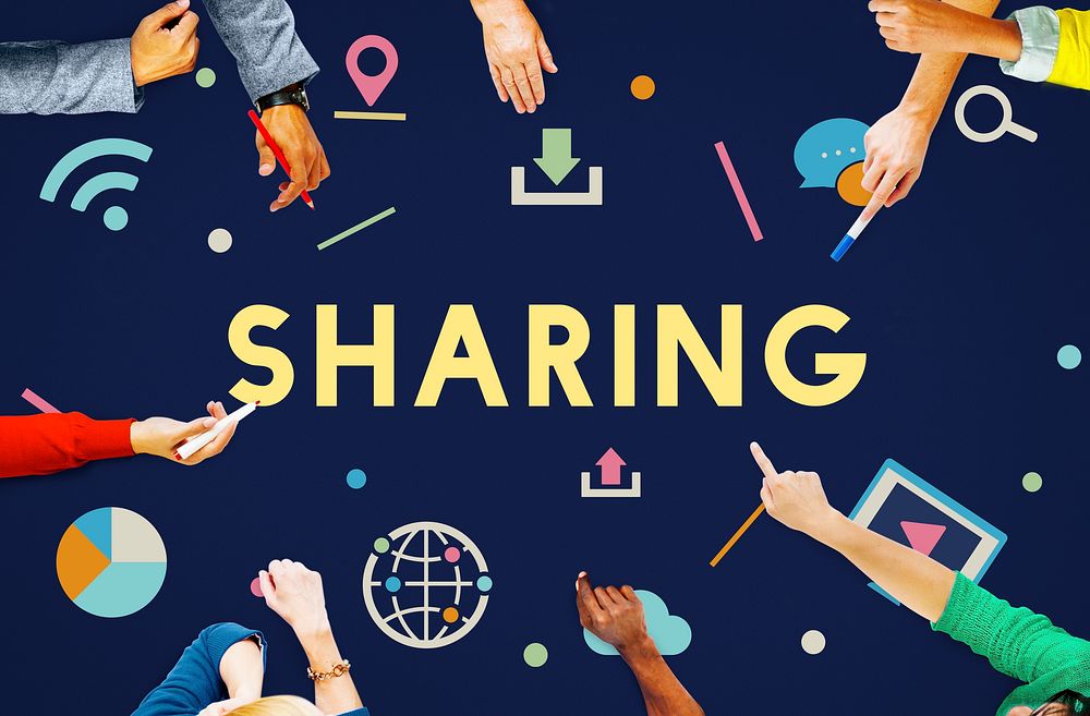 Technology Connection Online Sharing Multimedia Concept