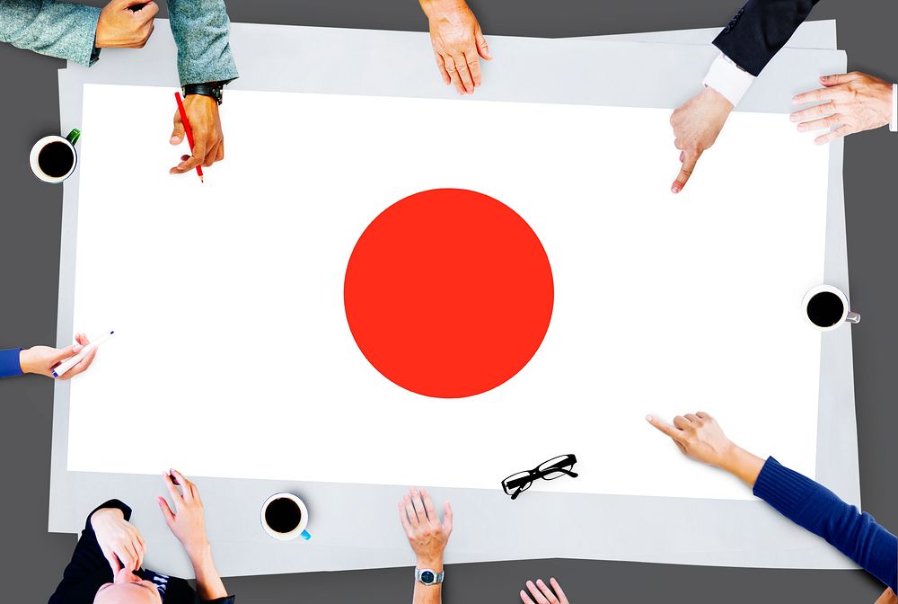Japan Flag Patriotism Japanese Pride Unity Concept