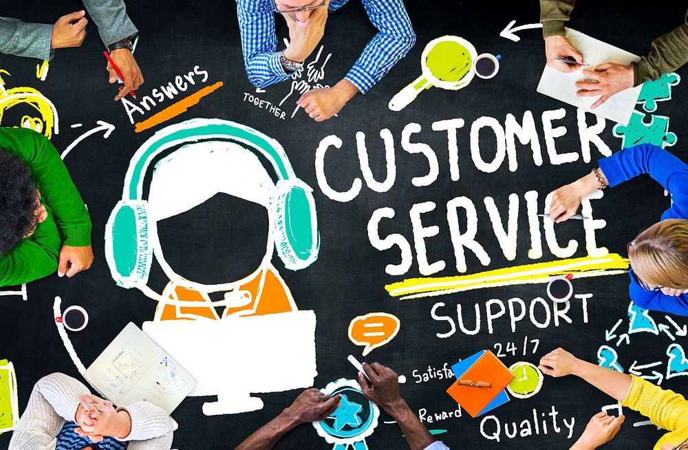 Customer Service Support Assistance Service Help Guide Concept