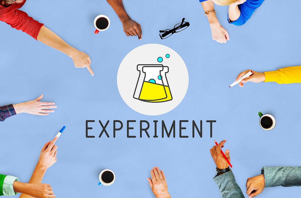 Science Lab Experiment Beaker Icon Concept
