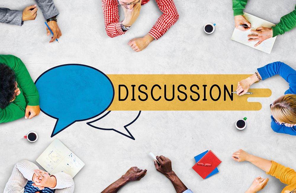 Discussion Communication Advice Negotiation Concept
