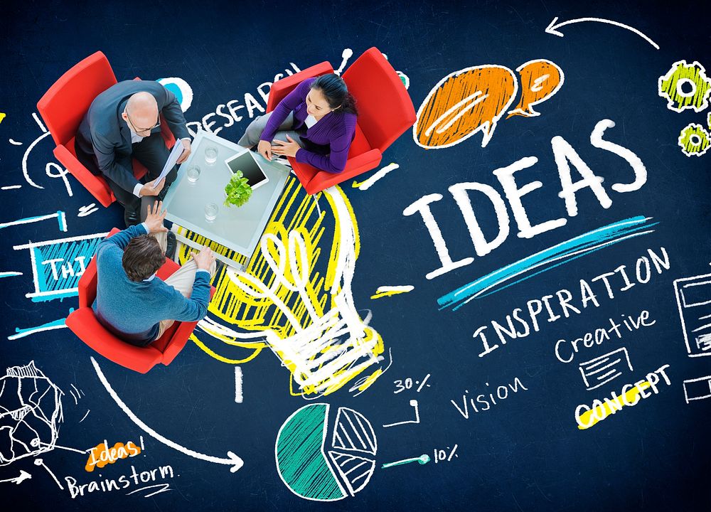 Ideas Innovation Creativity Knowledge Inspiration Vision Concept