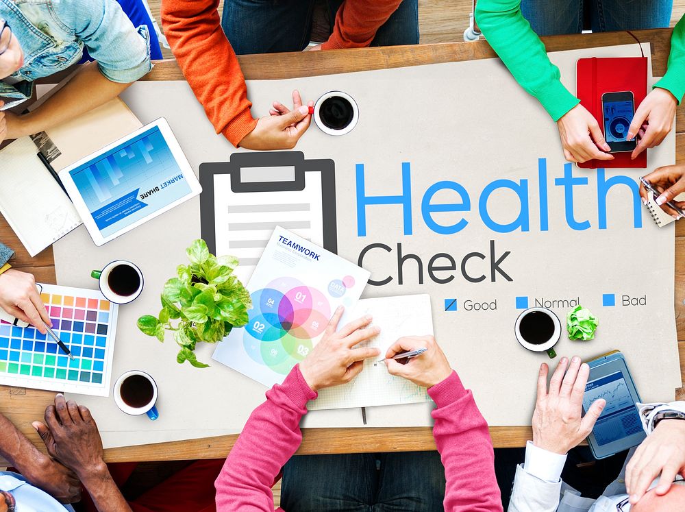 Health Check Insurance Check Up Check List Medical Concept