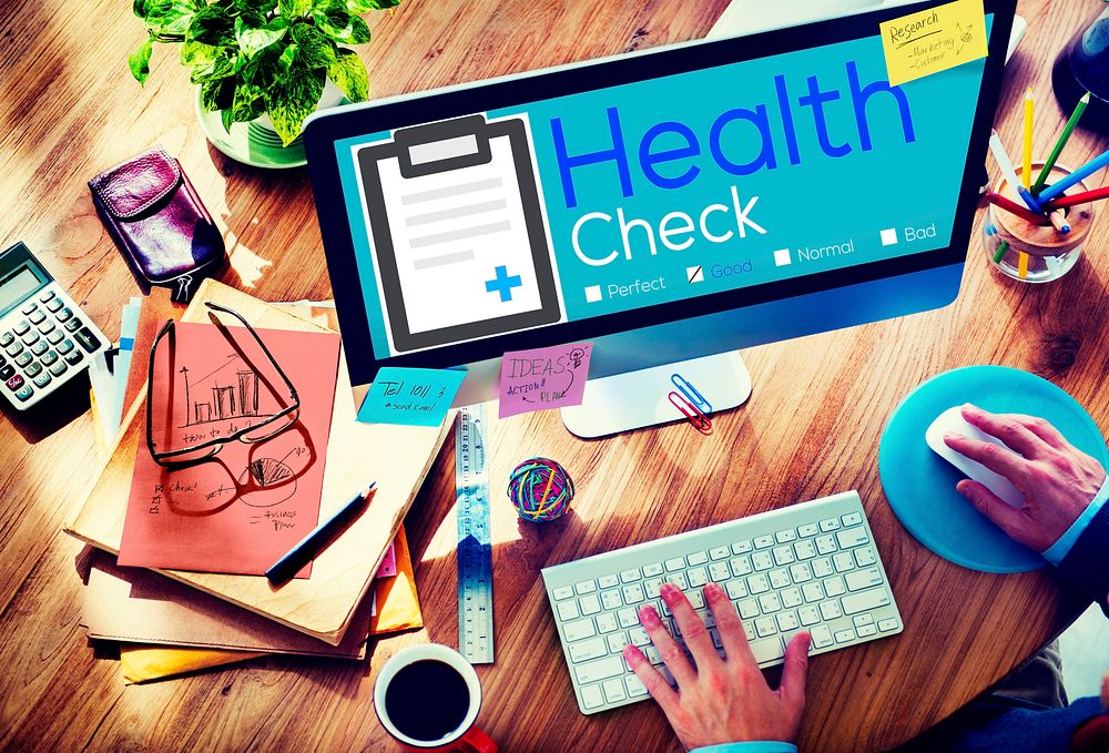 Health Check Insurance Check Up Check List Medical Concept