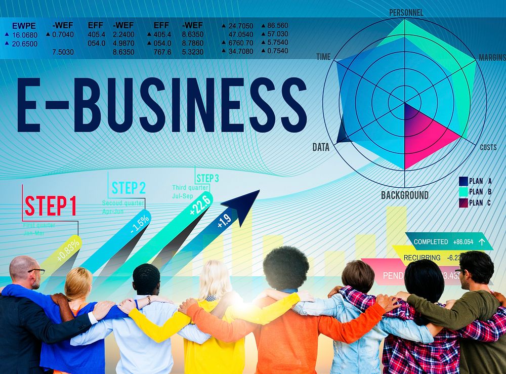 E-Business Global Business Digital Marketing Concept