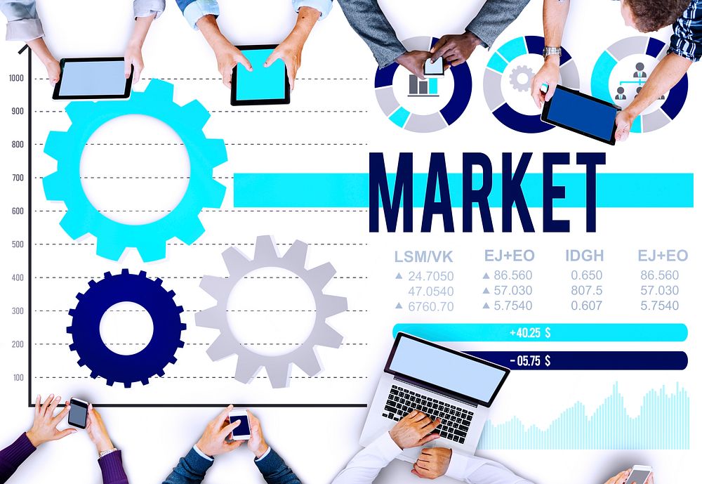 Market Marketing Advertising Branding Business Concept