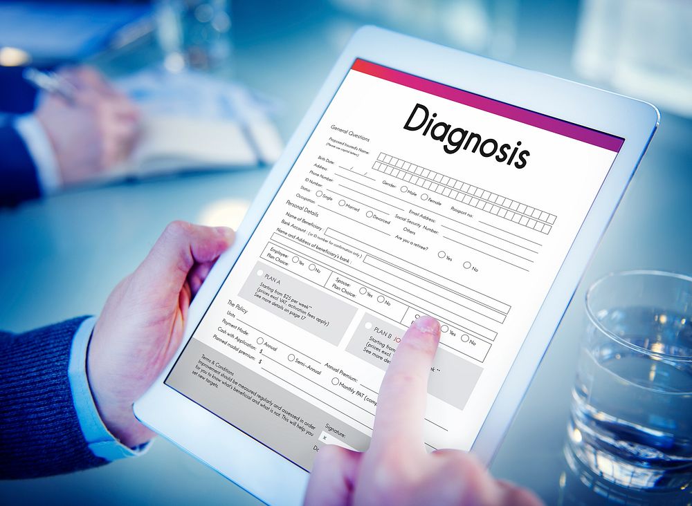Diagnosis Medical Symptoms Treatment Concept