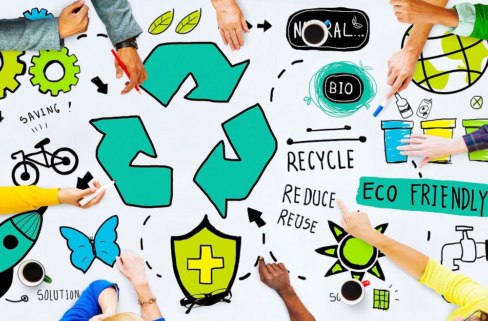 Recycle Reuse Reduce Bio Eco Friendly Environment Concept