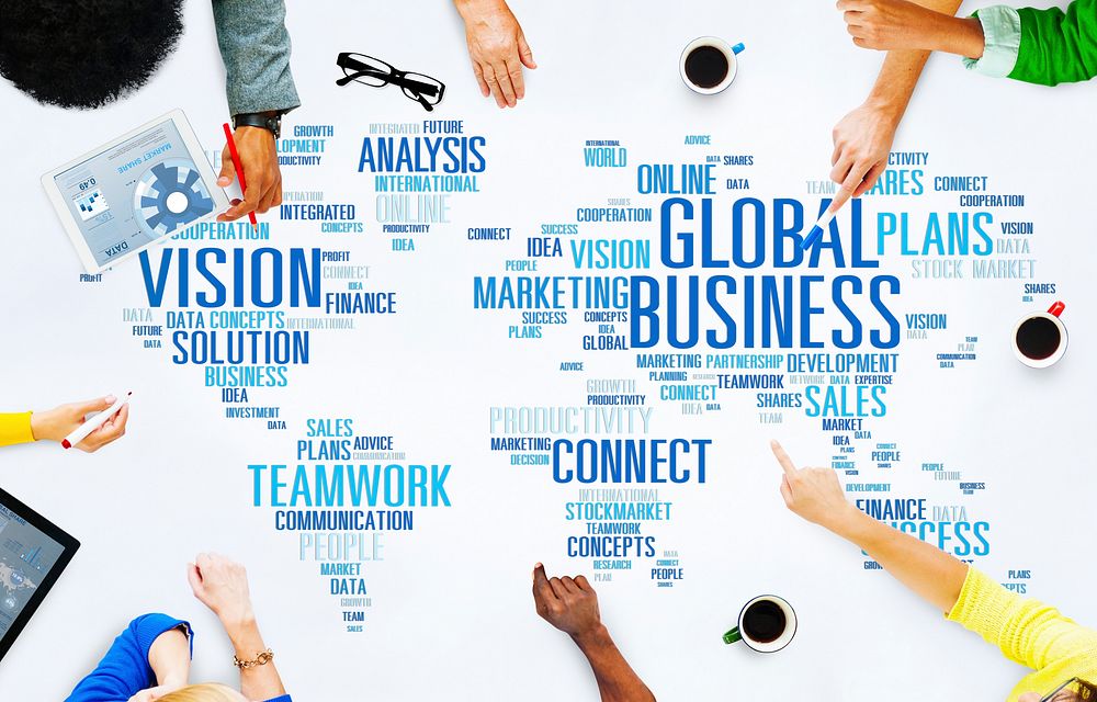 Global Business World Commercial Business People Concept