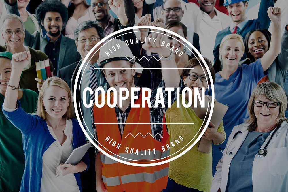 Cooperation Unity Together Teamwork Partnership Concept