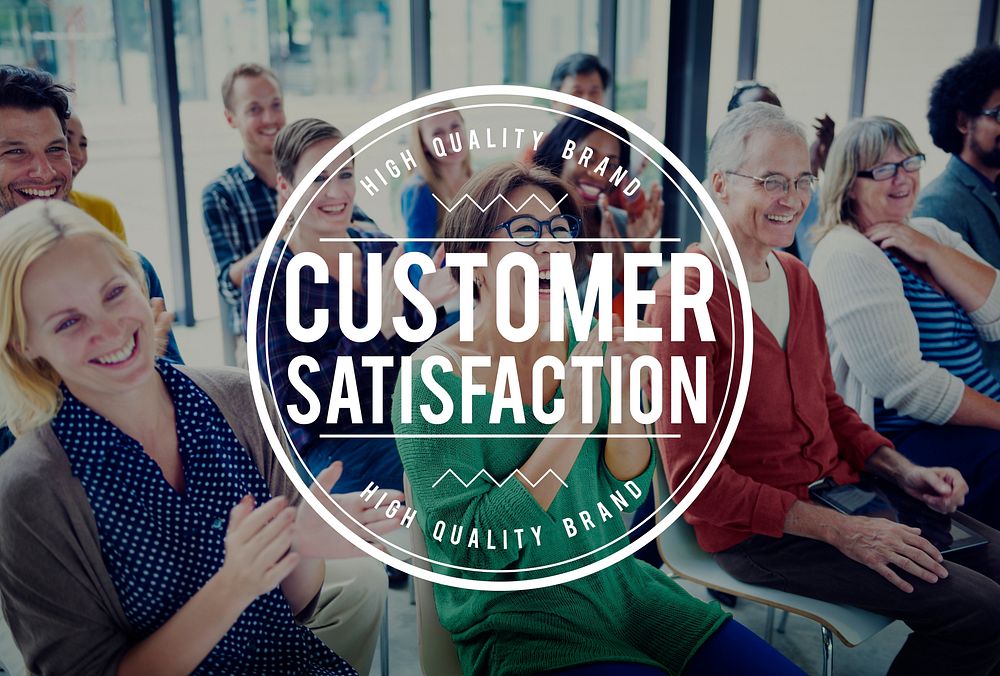 Customer Satisfaction Service Business Marketing Strategy Concept