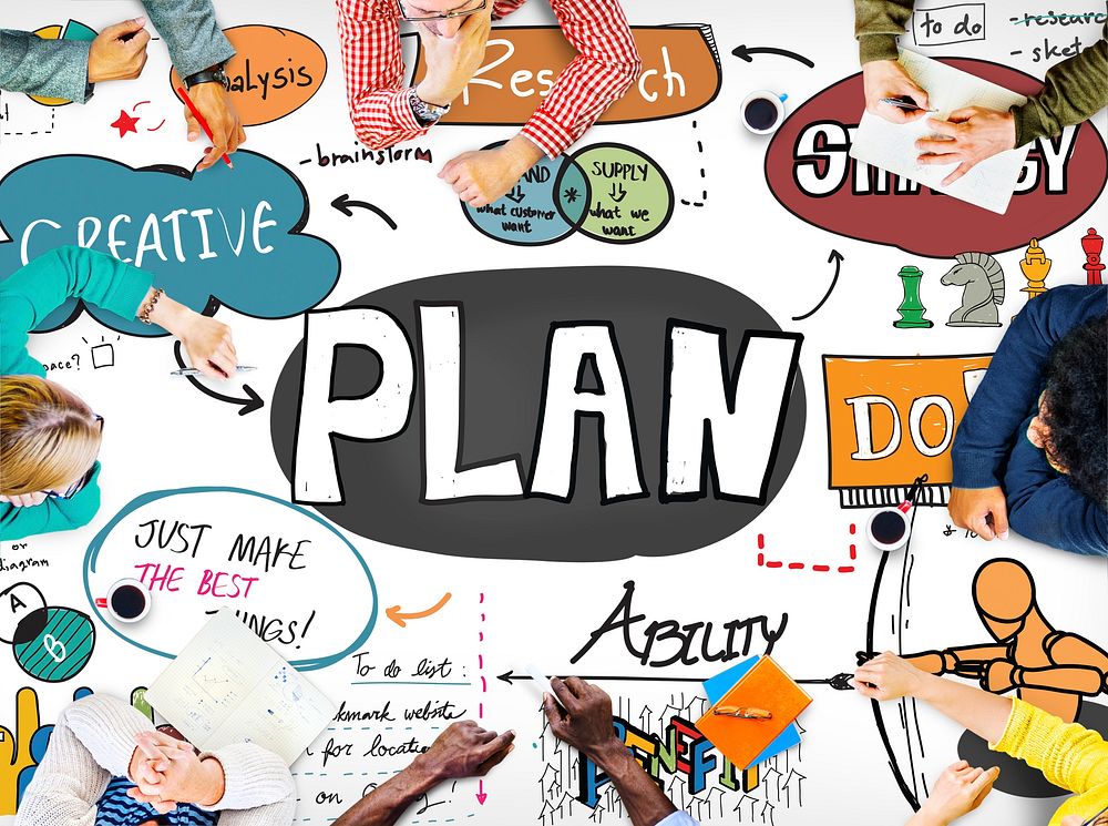 Research Plan Planning Ideas Business Concept