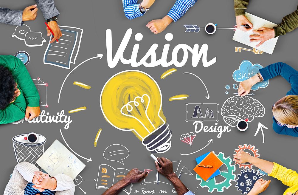 Vision Creative Ideas Design Concept