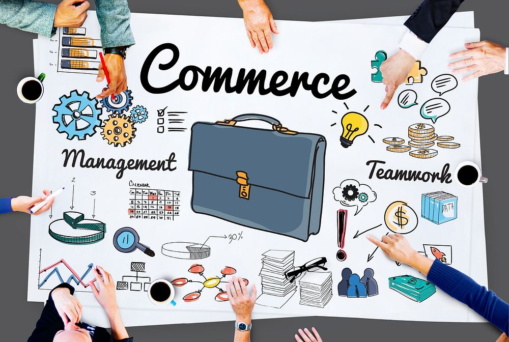 Commerce Business Marketing Strategy Finance Concept