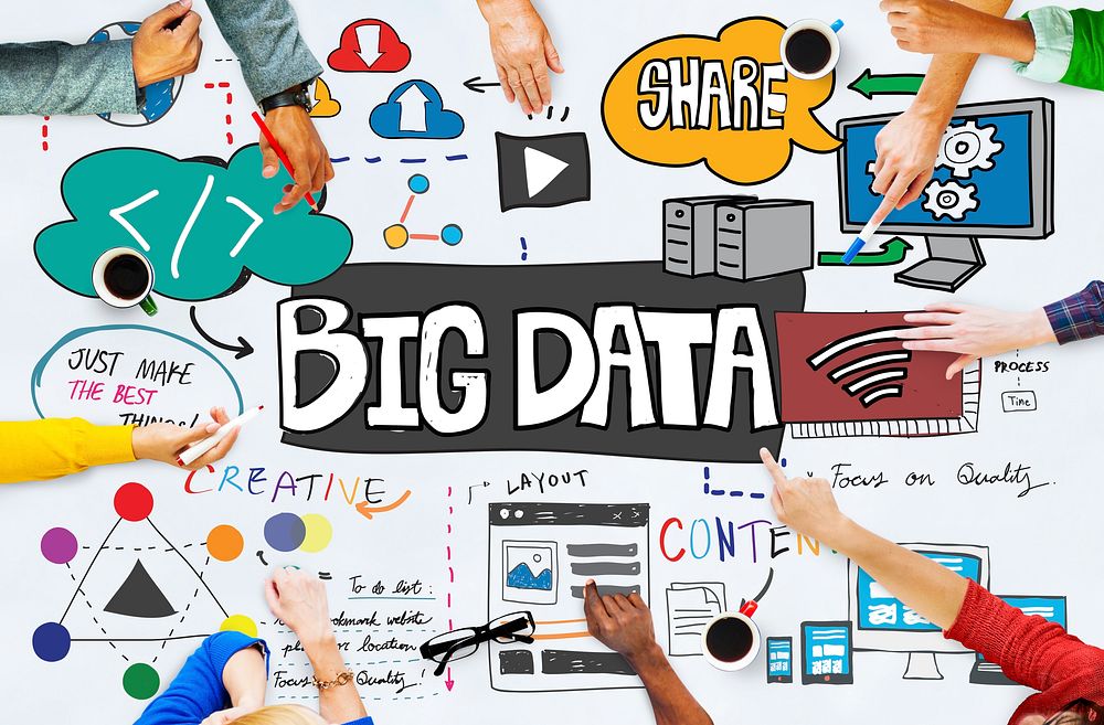 Big Data Information Storage Server Online Technology Concept