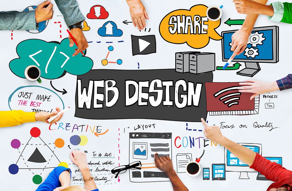 Web Design Page Layout Website Concept