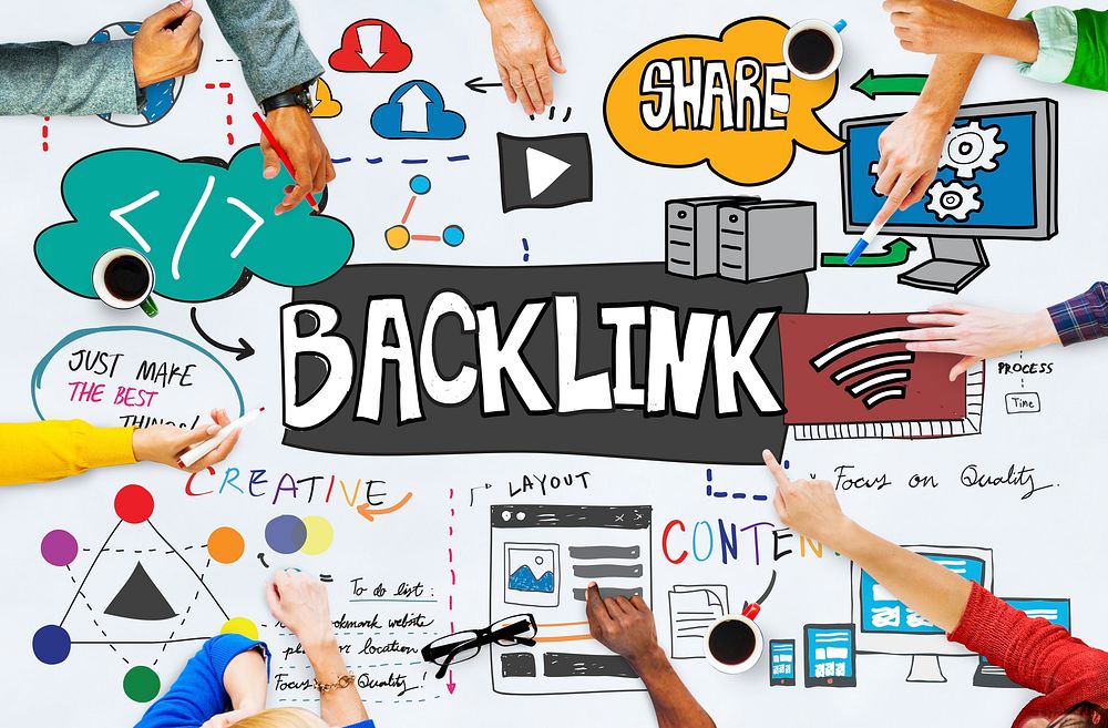 Backlink Hyperlink Networking Internet Online Technology Concept