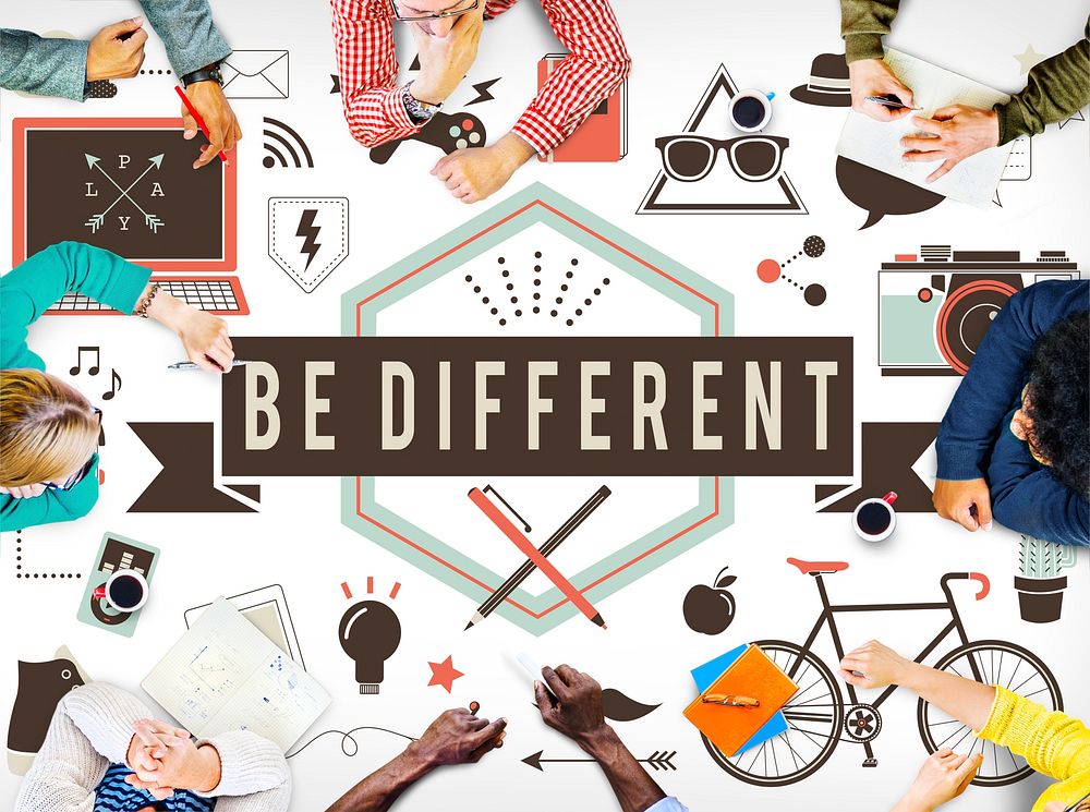 Be Different Ideas Significant Effect Change Difference Concept