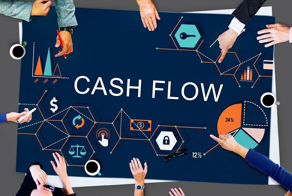 Cash Flow Finance Economy Revenue Funds Investment Concept