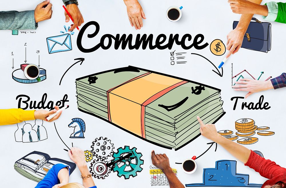 Commercial Market Retail Exchange Customrer Concept