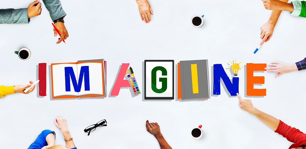 Imagine Planning Creative Imagination Concept