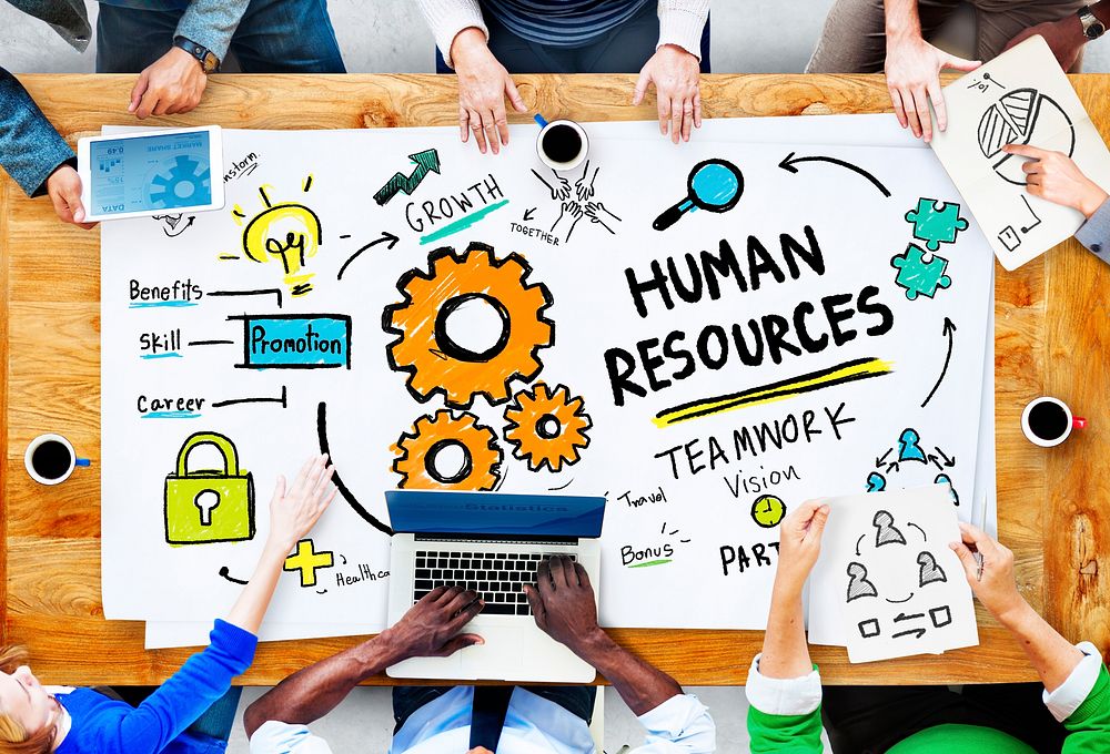 Human Resources Employment Job Teamwork People Meeting Concept