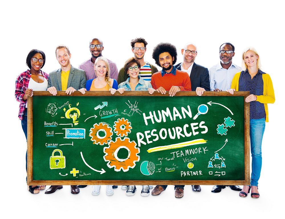 Human Resources Employment Job Teamwork Students Education Concept