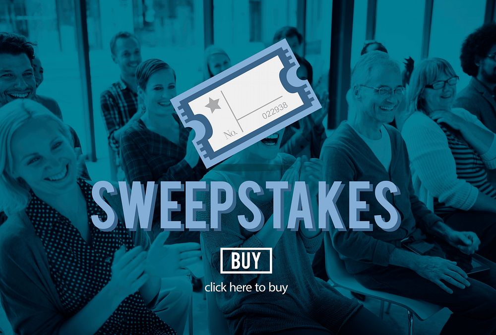 Sweepstakes Chance Betting Gambling Lottery Win Concept