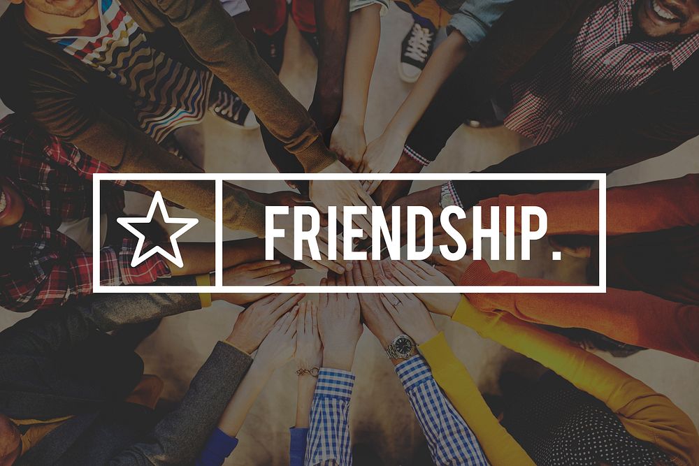 Friends Friendship Friendly Gang Group Concept