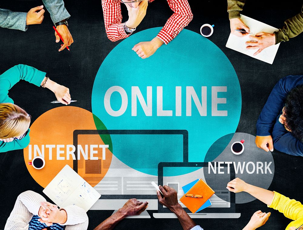 Online Network Internet Connnecting Concept