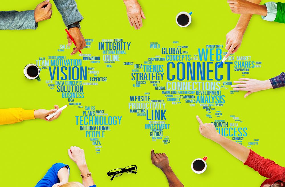 Connection Social Media Internet Link Networking Concept