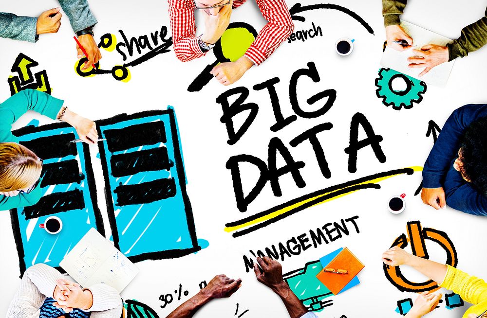Big Data Storage Online Technology Database Concept
