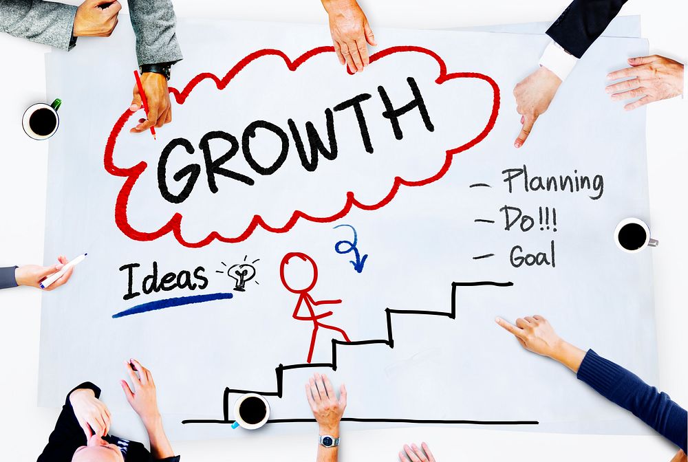 Growth Planning Ideas Goal Development Concept