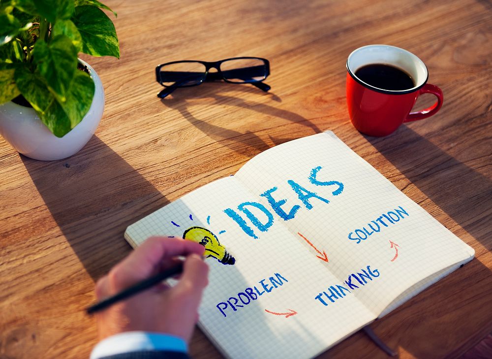 Ideas Innovation Lightbulb Icon Concept