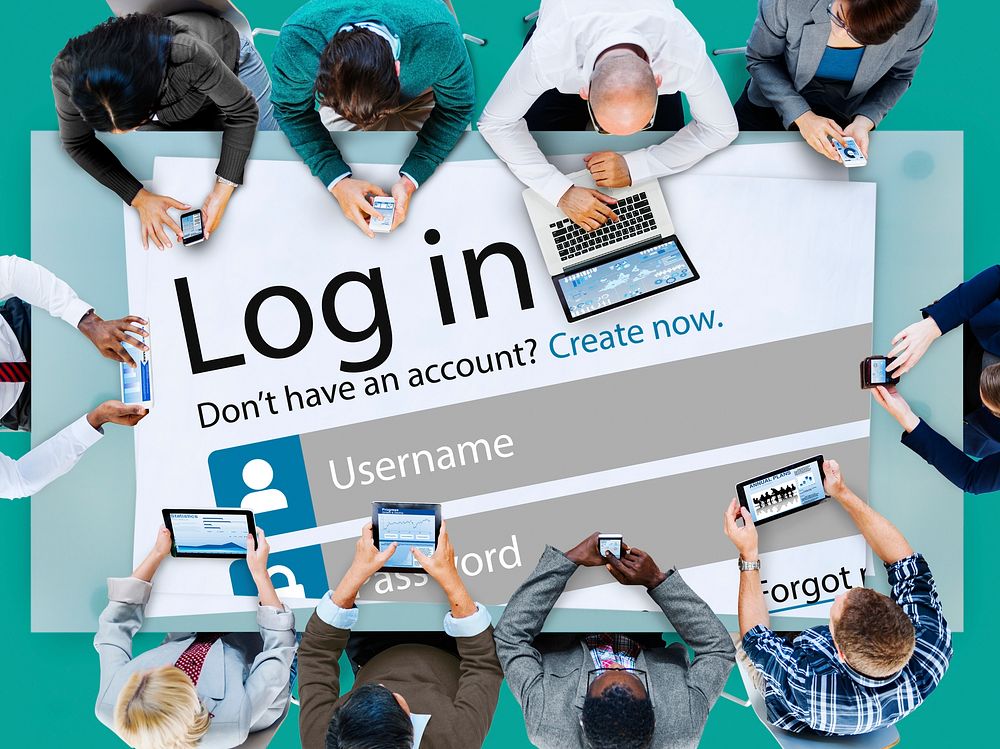 Log in Password Identity Internet Online Privacy Protection Concept