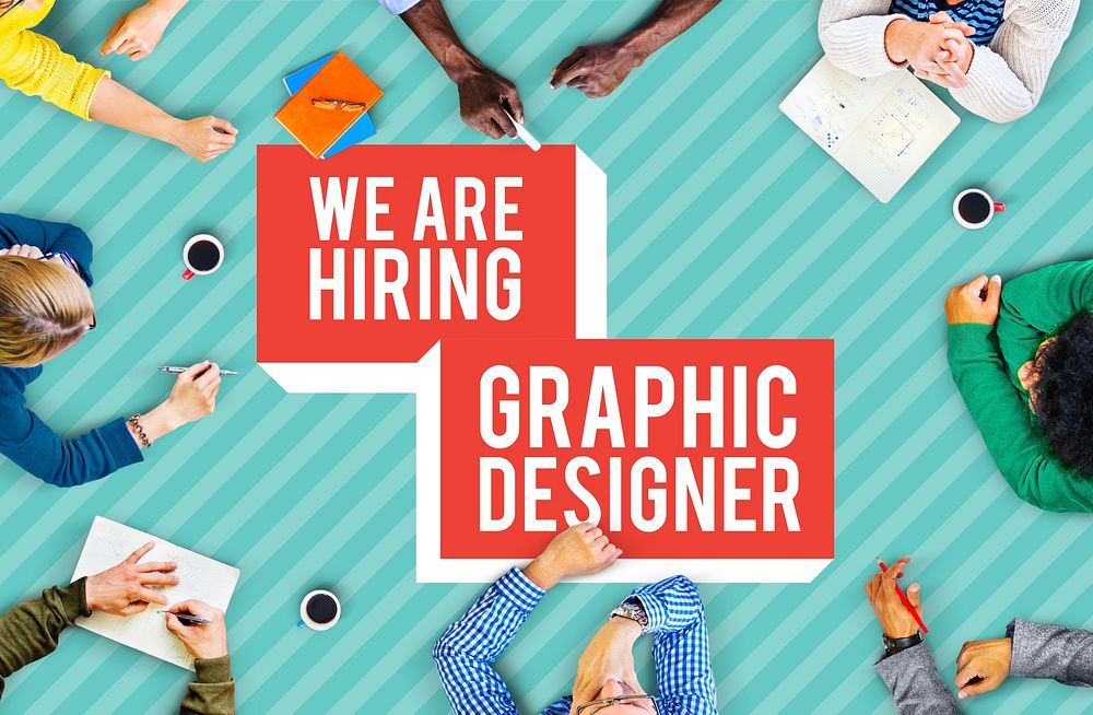 We are Hiring Job Applicaion Creative Occupation Designer Concept