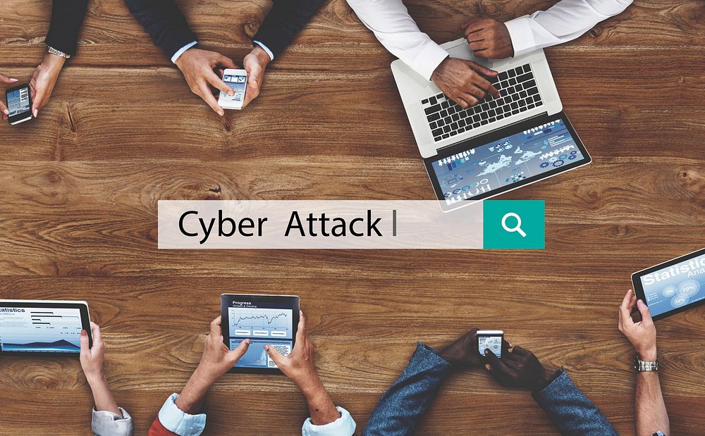 Cyber Attack Digital Information Internet Web Concept