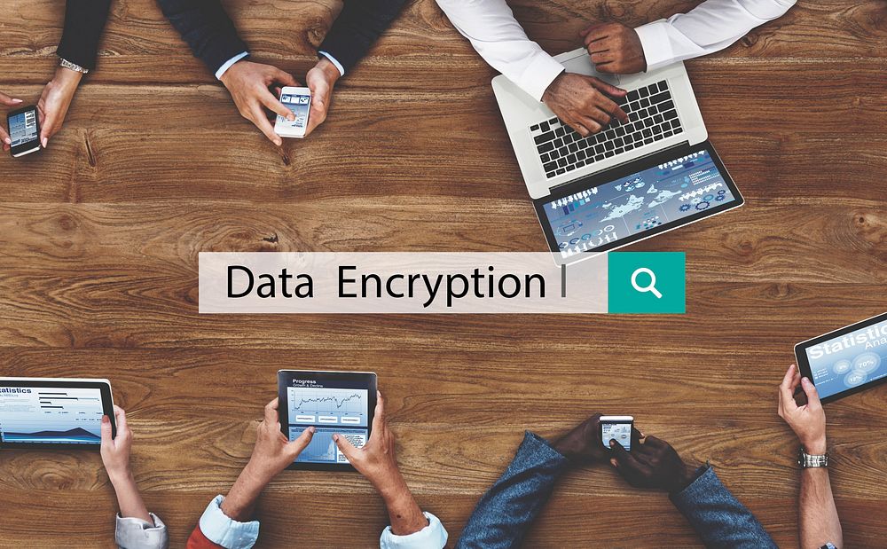 Data Encryption Algorithm Identity Privacy Safety Concept