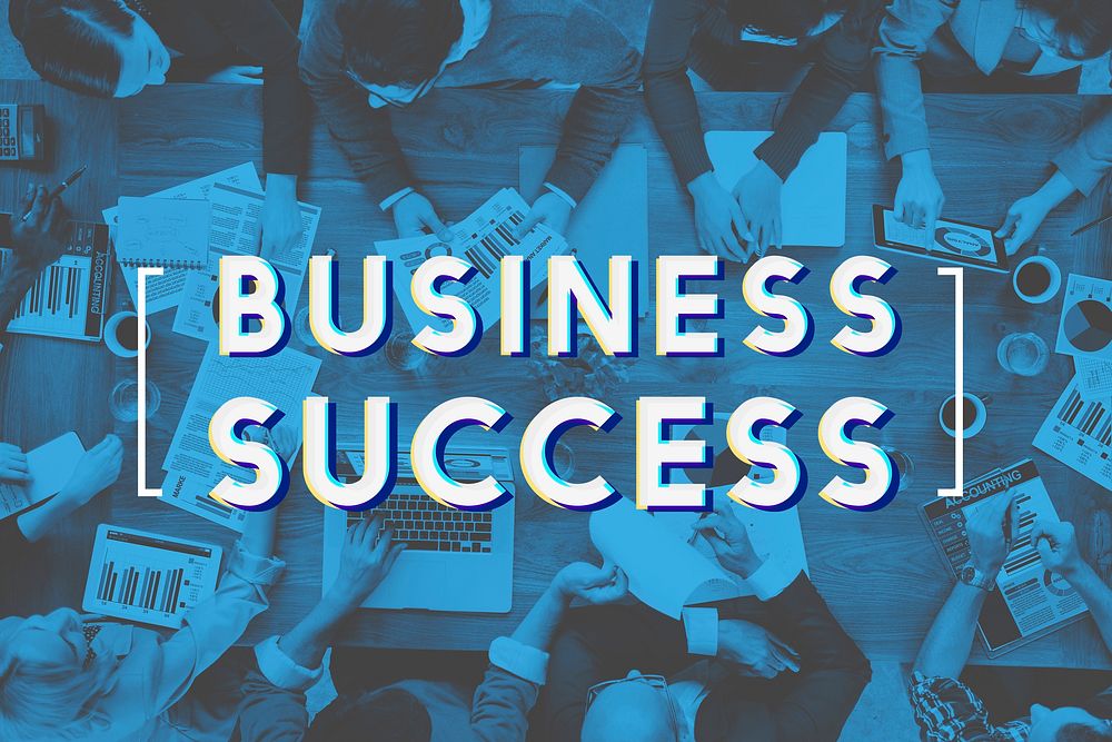 Business Success Achievement Growth Graphic Concept