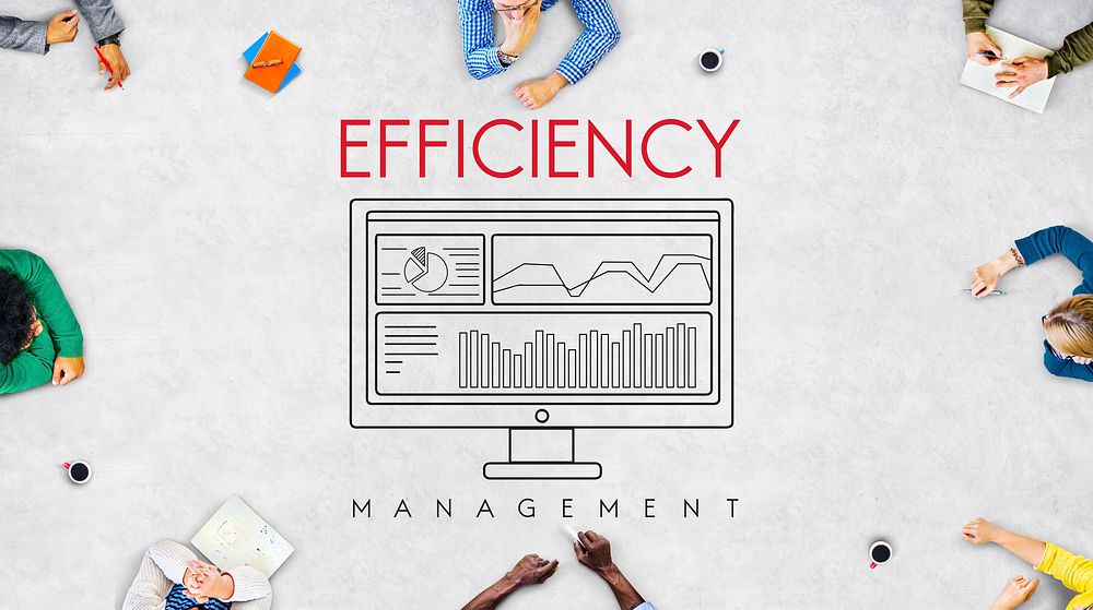 Business Efficiency Evaluate Strategy Management Concept