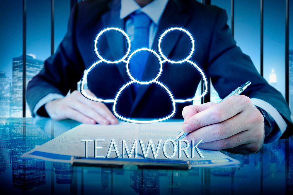 Teamwork Leadership Partnership Concept