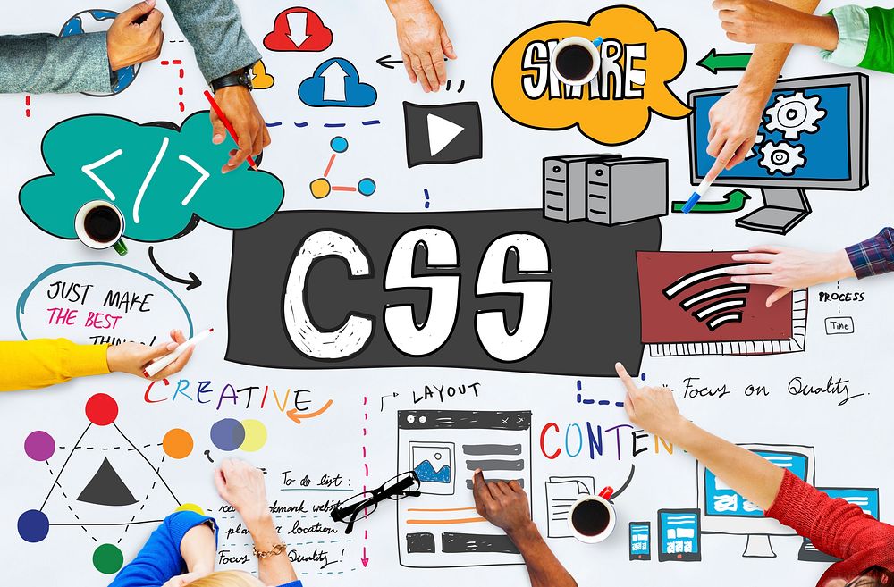 CSS Cascading Style Sheets Programming Networking Technology Concept