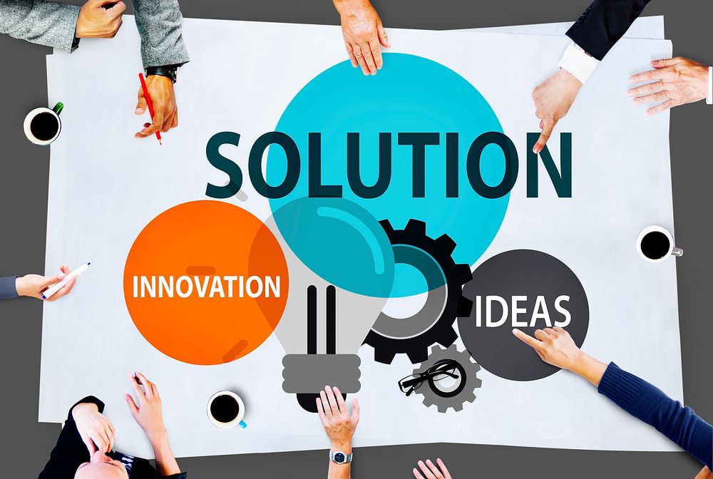 Solution Strategy Ideas Innovation Creativity Concept