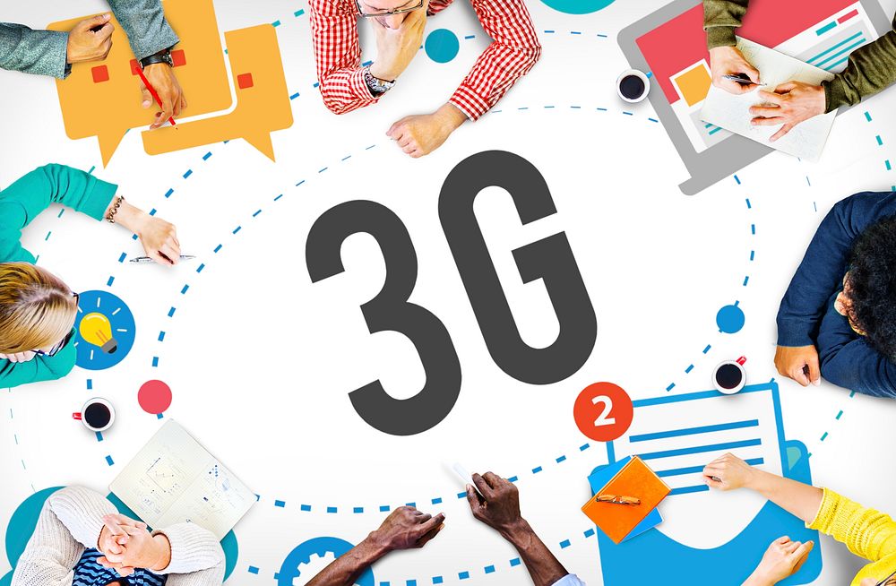 3G Connection Wireless Telecommunications Mobility Concept