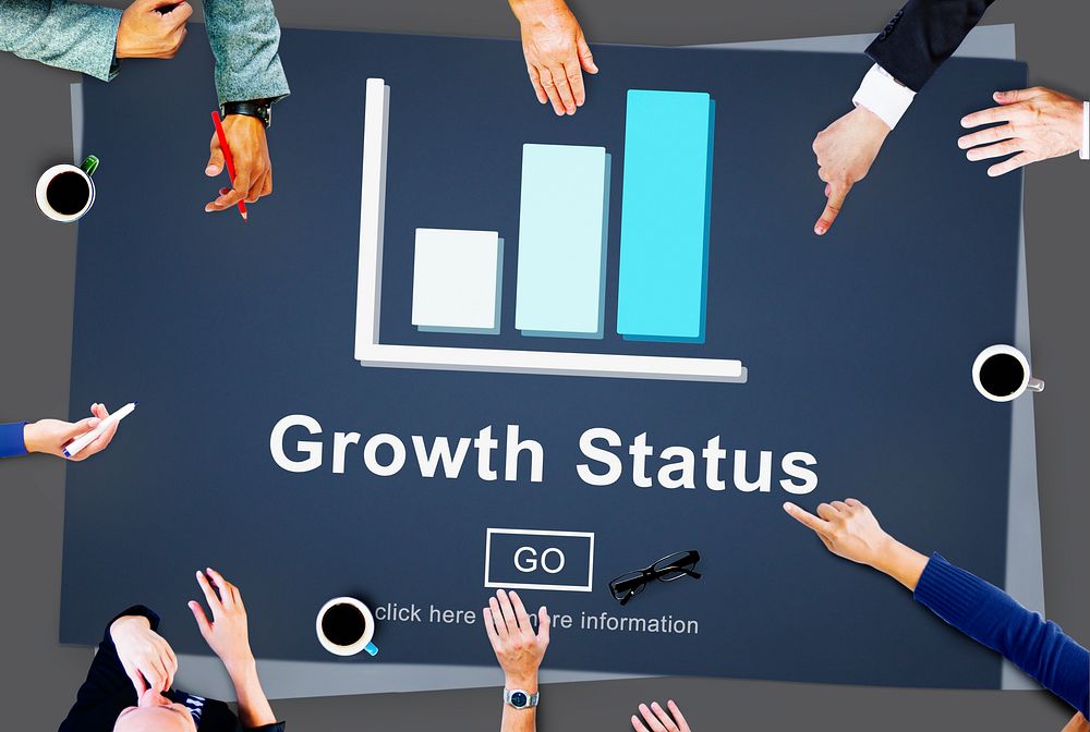 Growth Status Data Development Business Concept