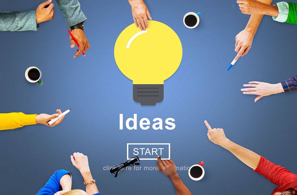 Ideas Knowledge Innovation Aspiration Inspiration Concept