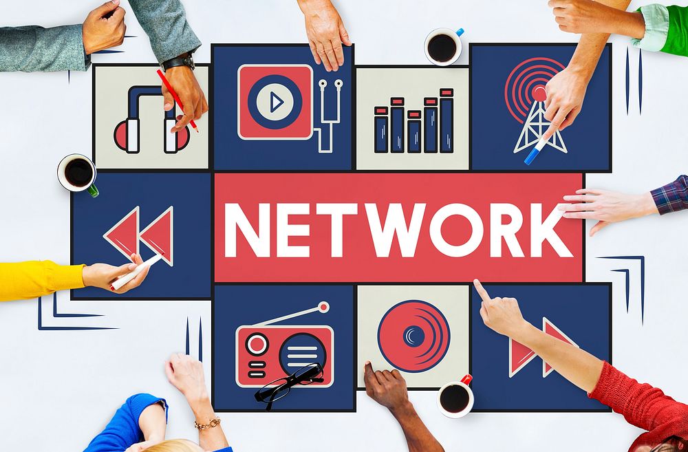 Network Internet Matrix Connection Domain Concept