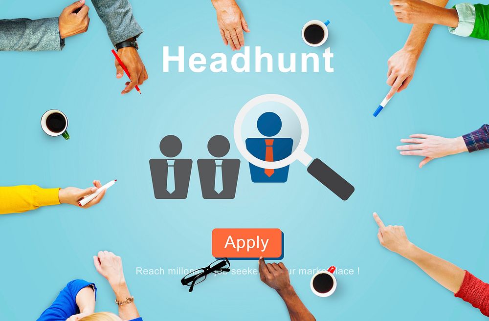 Headhunt Recruitment Scouting Hiring Employment Concept