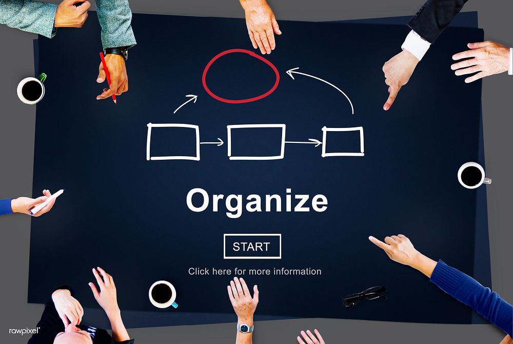 Corporate Organization Chart Company Concept