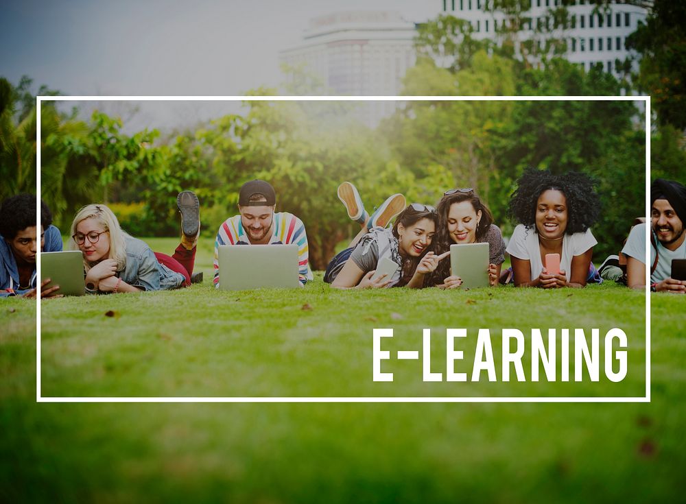 E-learning Education Online Media Studying Concept